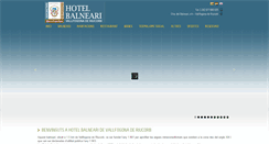 Desktop Screenshot of hotelbalneari.com